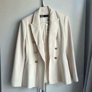 Zara off-white Blazer